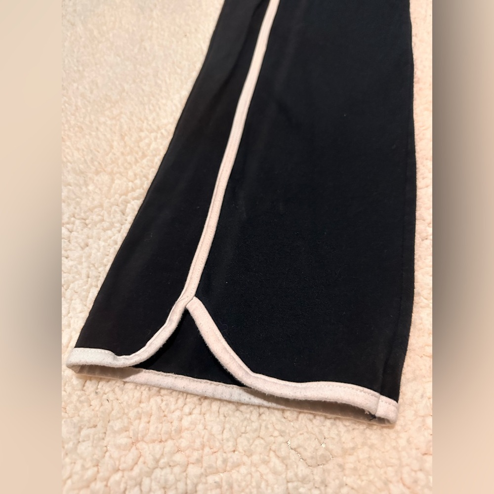 Weekends by Marika Pedal Pusher Clam Digger Capri Pants Black & white size Med - Picture 7 of 8